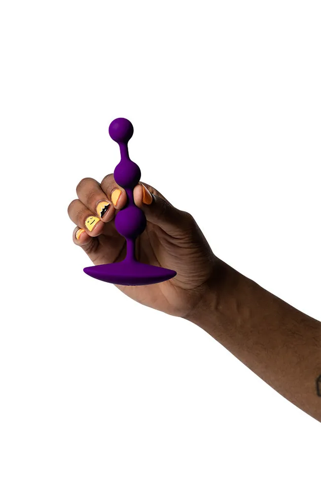 Romp Amp Anal Beads Purple Romp Anal