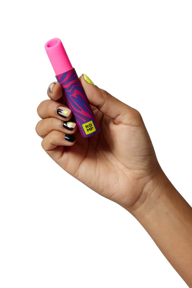 Romp Lipstick Air Pulse Clitoral Stimulator Pink Romp Vibrators
