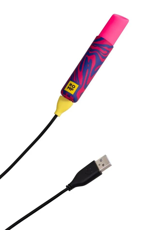 Romp Lipstick Air Pulse Clitoral Stimulator Pink Romp Vibrators