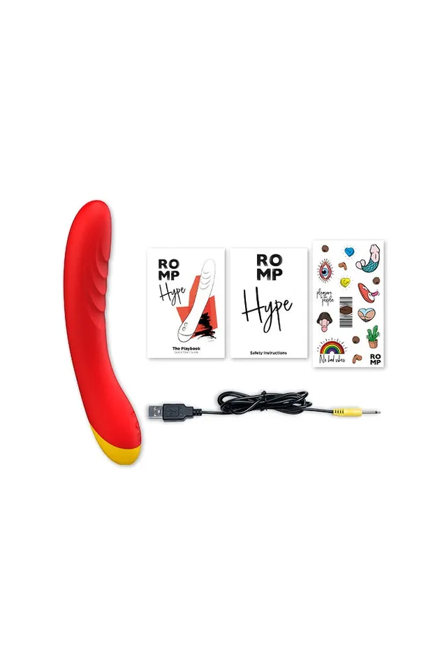 Romp Vibrators Romp Hype GSpot Vibrator Red