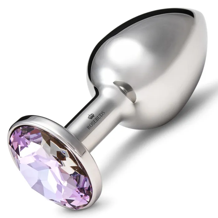 Rosebuds Stainless Steel Butt Plug Medium Spring Rosebuds Male Sex Toys