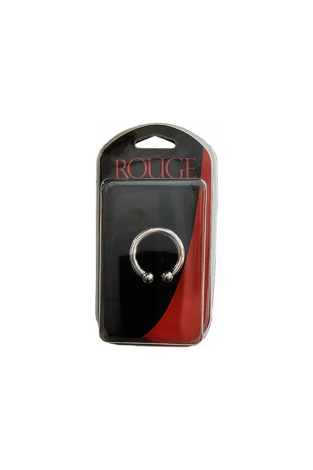 Rouge Garments Male Sex Toys Rouge Garments 50mm Stainless Steel Horseshoe Cock Ring Silver