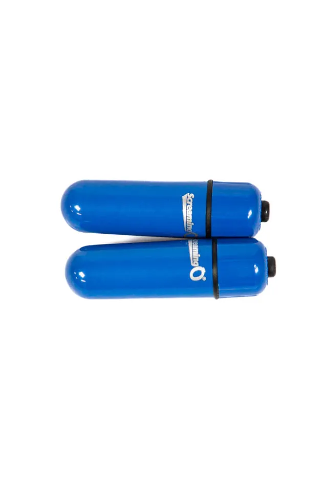 Screaming O Couples Screaming O Double Wammy 4B Dual Vibrating Cock Ring Blueberry