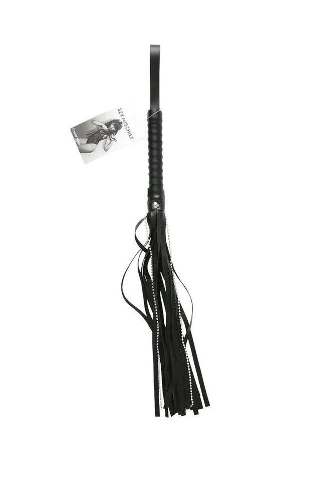 Sex Mischief Anal Sex Mischief Crystal Whip Black