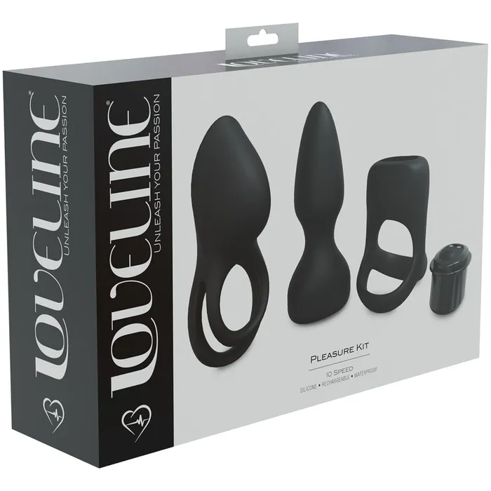 Shots Loveline Pleasure Kit Black Shots Toys Vibrators