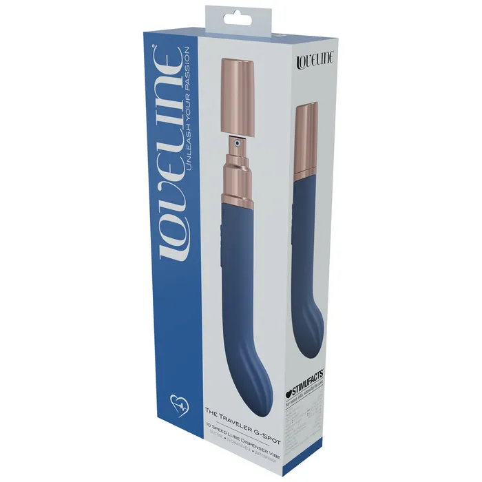 Shots Loveline The Traveler GSpot Vibe BlueGrey Shots Toys Vibrators