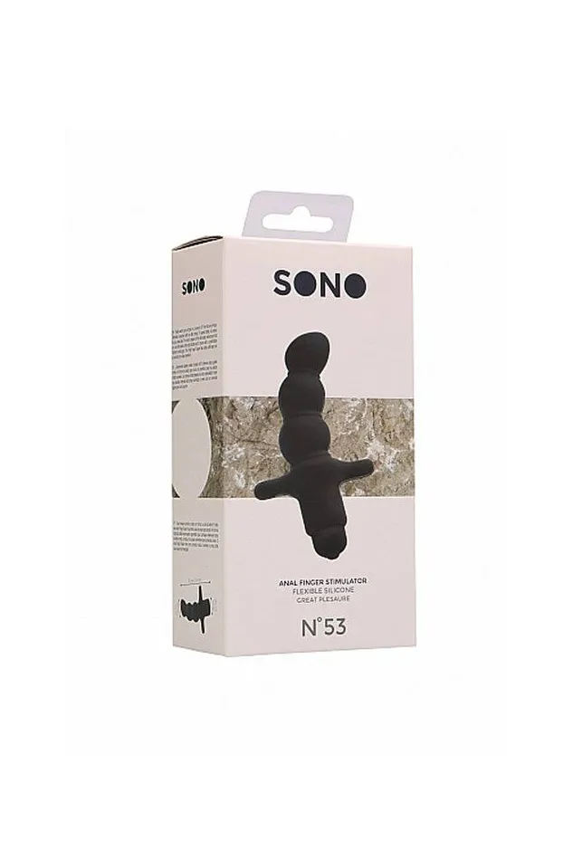 Shots Toys Anal Shots Toys Sono No53 Anal Finger Stimulator Black