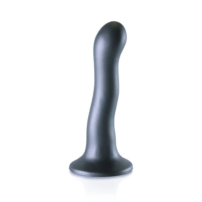 Shots Toys Dildos Shots Ouch Liquid Silicone Curvy GSpot 7 Inch Dildo Gun Metal Shots Toys Dildos Shots Ouch Liquid Silicone Curvy GSpot 7 Inch Dildo Gun Metal
