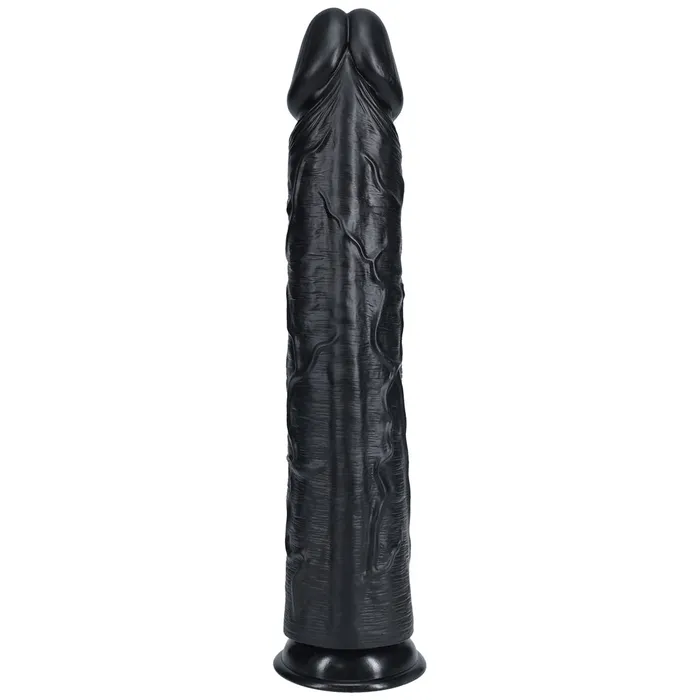 Shots Toys Dildos Shots Real Rock Realistic Straight Dildo 15 Inch Black