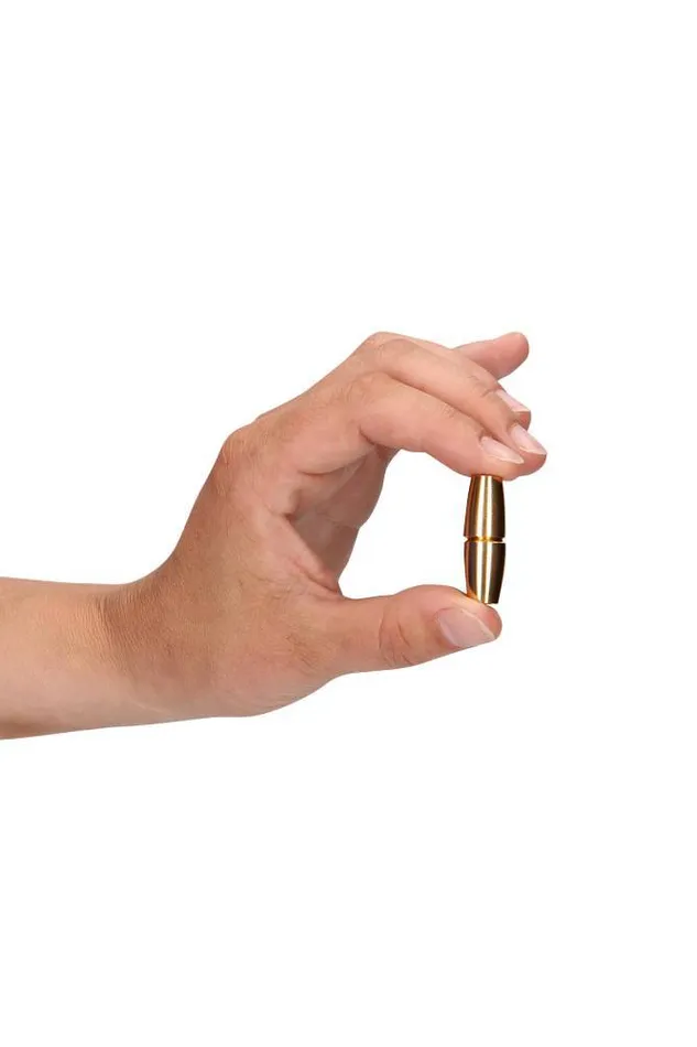 Shots Toys Ouch by Shots Toys Sensual Cylinder Magnetic Nipple Clamps Gold Vibrators