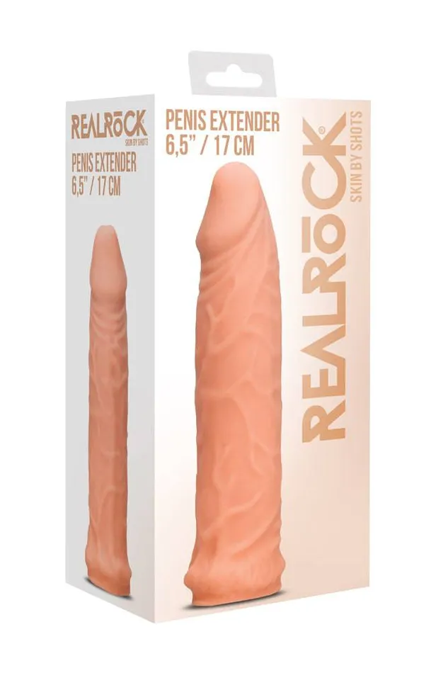Shots Toys RealRock Skin Penis Extender 65 Inches Shots Toys Dildos