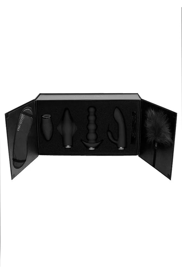 Shots Toys Shots Toys Switch Pleasure Kit 6 Black Vibrators