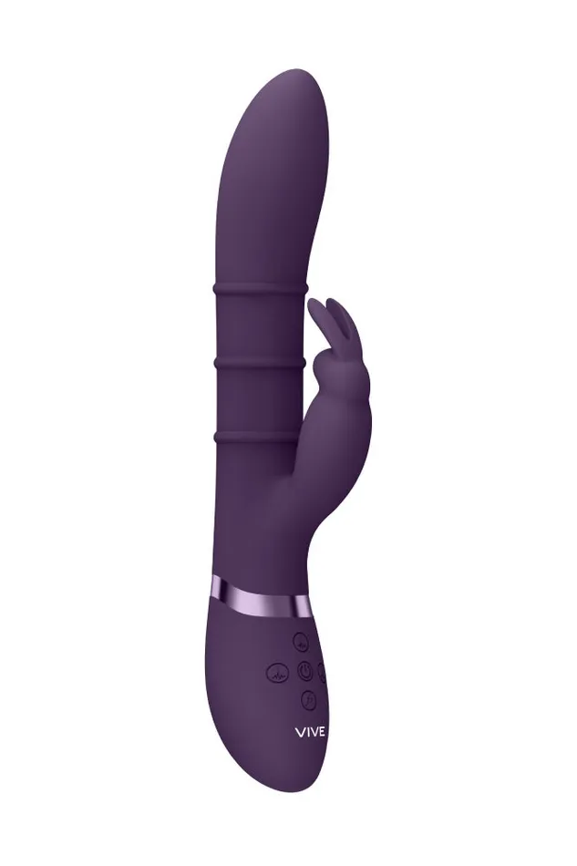 Shots Toys Vibrators Shots Toys VIVE Sora Rabbit Vibrator with Stimulating Rings Assorted Colors Shots Toys Vibrators Shots Toys VIVE Sora Rabbit Vibrator with Stimulating Rings Assorted Colors