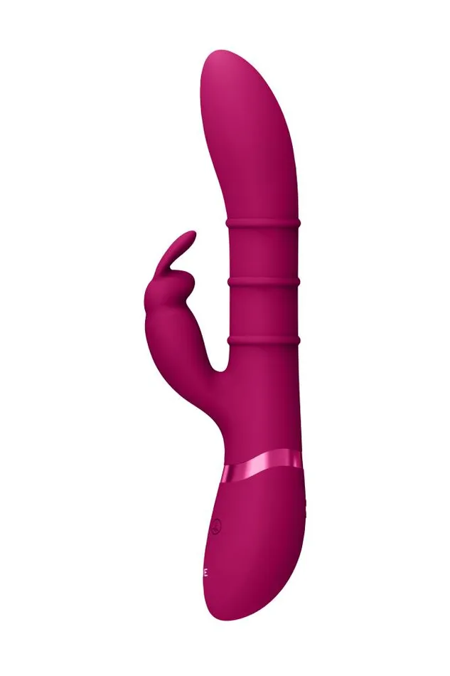 Shots Toys Vibrators Shots Toys VIVE Sora Rabbit Vibrator with Stimulating Rings Assorted Colors