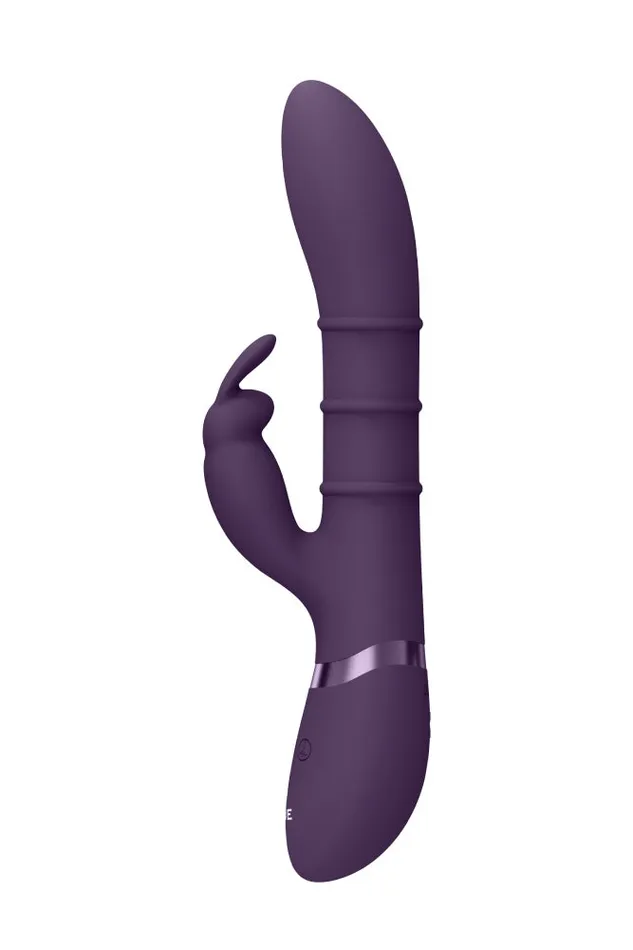 Shots Toys Vibrators Shots Toys VIVE Sora Rabbit Vibrator with Stimulating Rings Assorted Colors