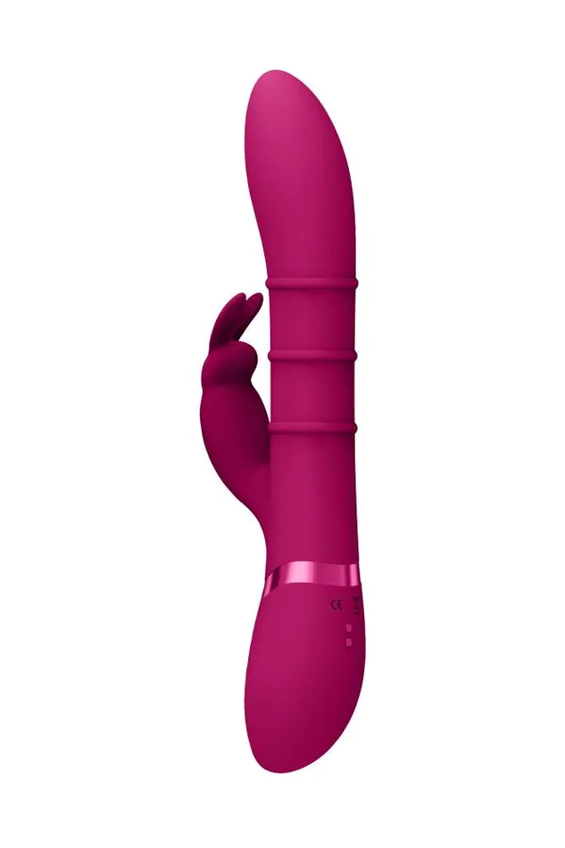 Shots Toys Vibrators Shots Toys VIVE Sora Rabbit Vibrator with Stimulating Rings Assorted Colors