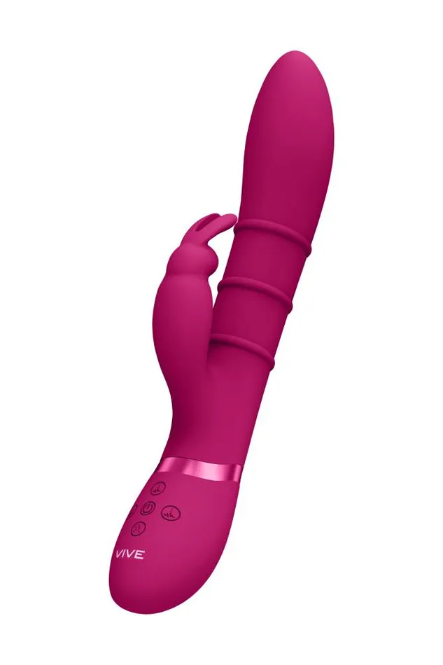 Shots Toys Vibrators Shots Toys VIVE Sora Rabbit Vibrator with Stimulating Rings Assorted Colors