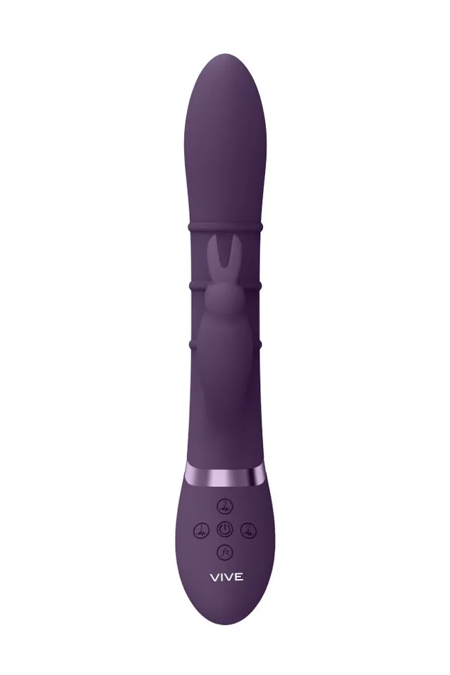 Shots Toys Vibrators Shots Toys VIVE Sora Rabbit Vibrator with Stimulating Rings Assorted Colors