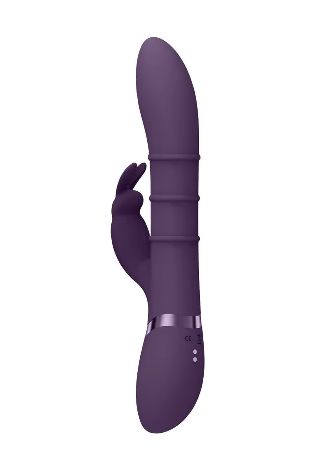 Shots Toys Vibrators Shots Toys VIVE Sora Rabbit Vibrator with Stimulating Rings Assorted Colors