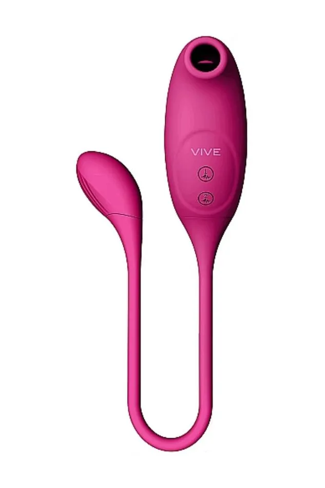 Shots Toys VIVE Quino Air Wave Vibrating Egg Vibrator Pink Shots Toys Vibrators