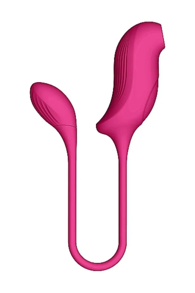 Shots Toys VIVE Quino Air Wave Vibrating Egg Vibrator Pink Shots Toys Vibrators