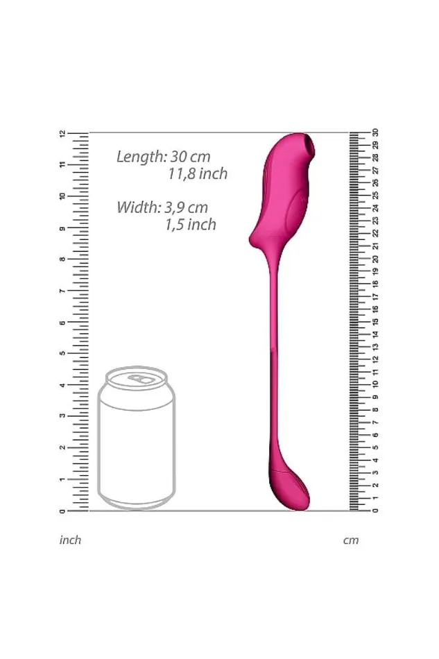 Shots Toys VIVE Quino Air Wave Vibrating Egg Vibrator Pink Shots Toys Vibrators