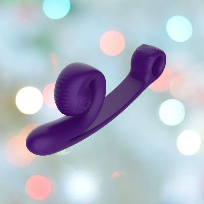 Snail Vibe Vibrators Snail Vibe Curve DualMotor Thrusting Vibrator Purple