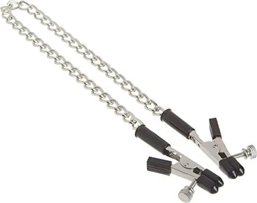 Spartacus Male Sex Toys Alligator Tip Clamp with Jewel Chain Spartacus Male Sex Toys Alligator Tip Clamp with Jewel Chain