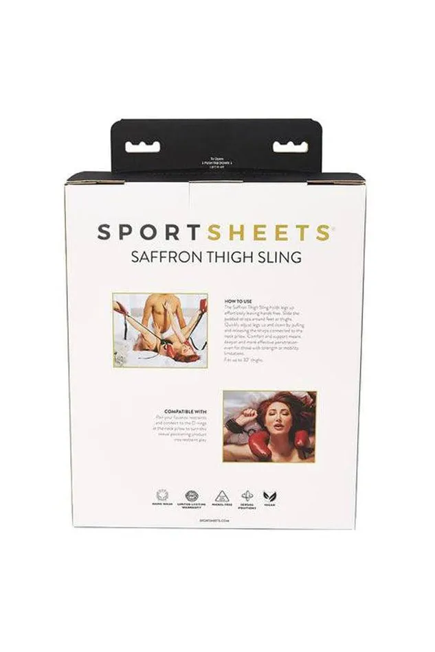 Sportsheets Anal Sportsheets Saffron Thigh Sling BlackRed