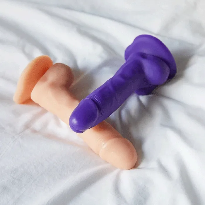 STRAP ON ME Female Sex Toys Strap On Me Soft Realistic Dildo Medium Black