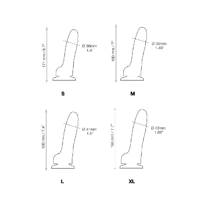 STRAP ON ME Female Sex Toys Strap On Me Soft Realistic Dildo Medium Black