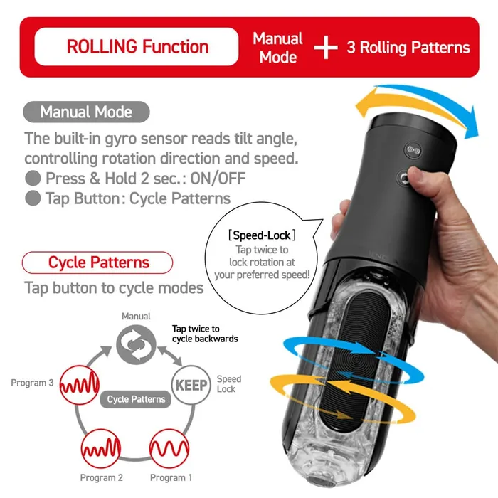 Tenga Anal Tenga Flip Zero Electronic Vibrotation Black