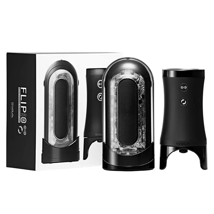 Tenga Anal Tenga Flip Zero Electronic Vibrotation Black