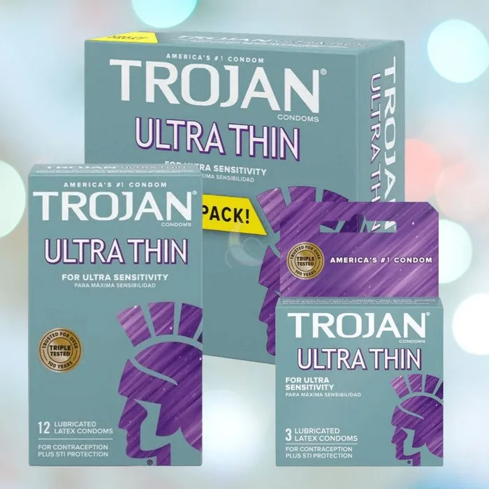 Trojan Female Sex Toys Trojan Ultra Thin Lubricated Condoms