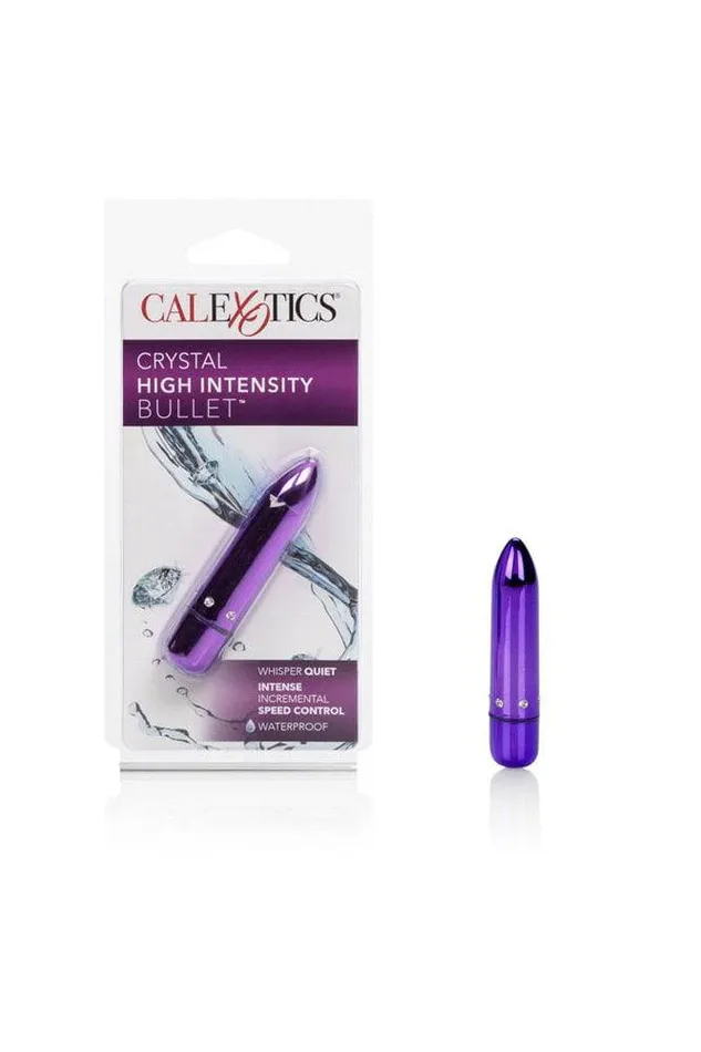 Vibrators Cal Exotics Crystal High Intensity Bullet Purple Cal Exotics