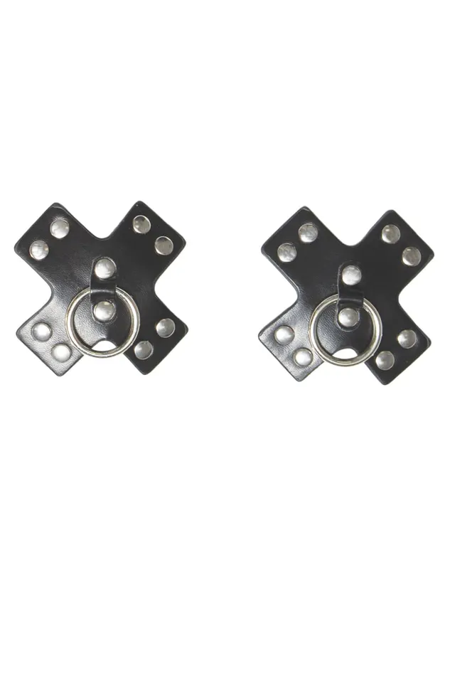 Vibrators Coquette Coquette 7249 Studded Cross Pasties