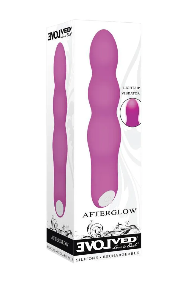 Vibrators Evolved Evolved Afterglow Light Up Vibrator Pink