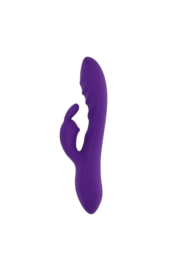 Vibrators Evolved Evolved Wavy Rabbit Vibrator Purple