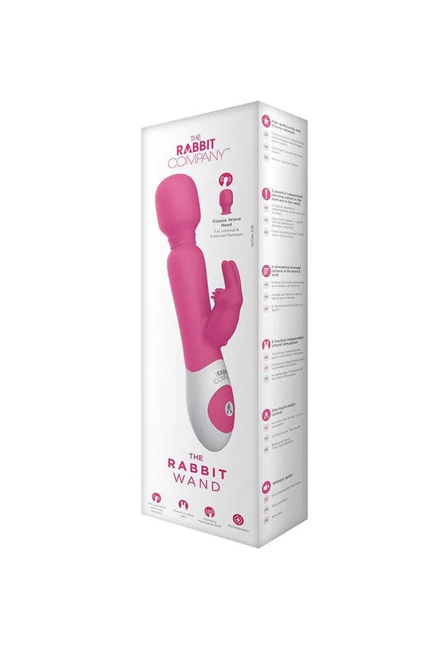 Vibrators Rabbit Company The Rabbit Company Wand Rabbit Massager Dual Vibrator
