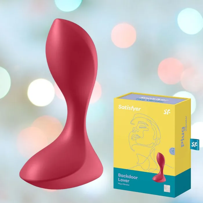 Vibrators Satisfyer Backdoor Lover Anal Vibrator Red Satisfyer