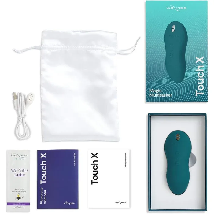 Vibrators WeVibe Touch X Aqua Velvet Bullet Vibrator WeVibe