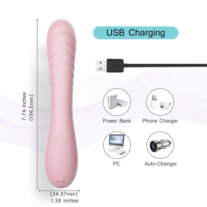 Winyi Marina Bendable GSpot Vibrator Pink Winyi Vibrators
