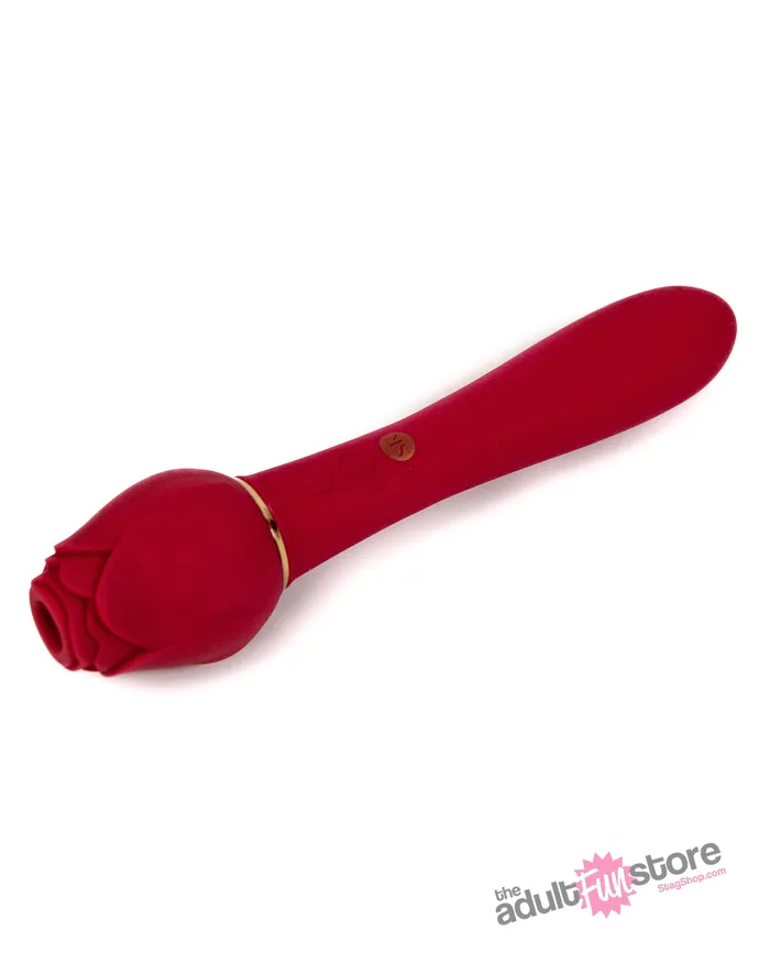 XGen Vibrators XGen Secret Kisses Rosegasm Twosome Dual Ended Vibrator Red