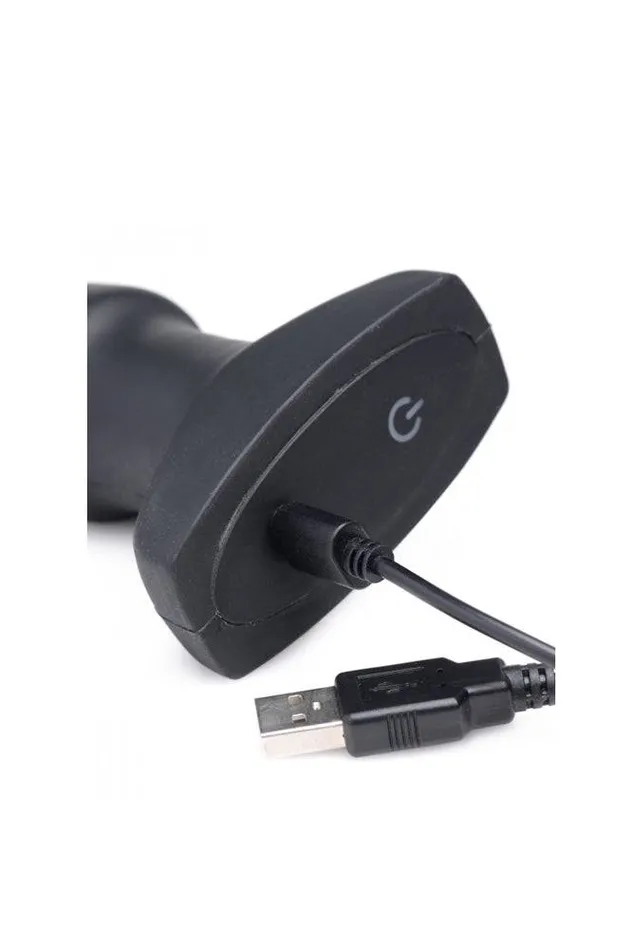 XR Brands Anal XR Brands Swell 10X Inflatable Vibrating Plug Remote Black