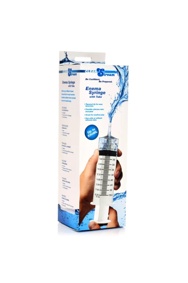 XR Brands Clean Stream Enema Syringe with Tube Assorted Sizes XR Brands Male Sex Toys