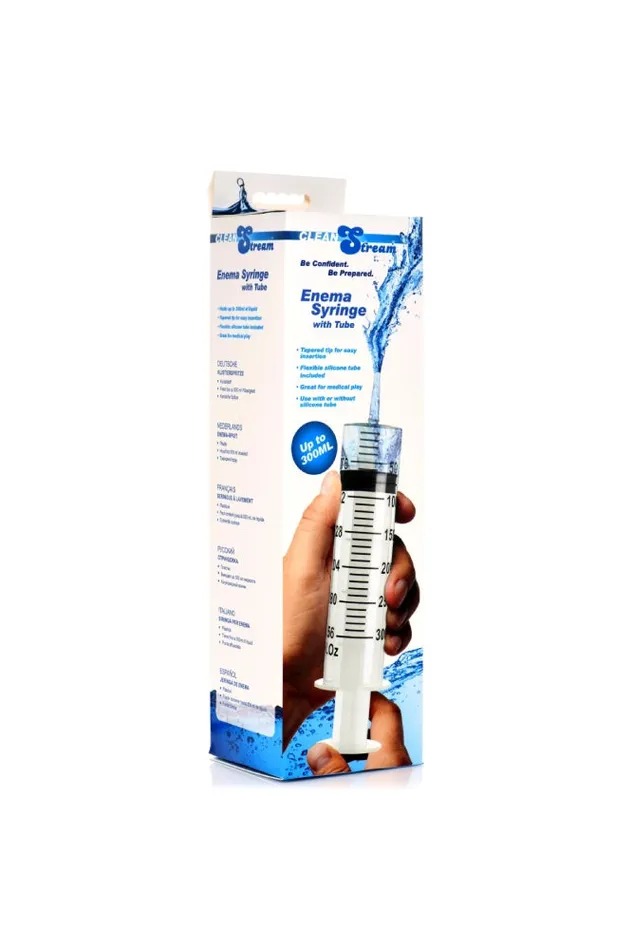 XR Brands Clean Stream Enema Syringe with Tube Assorted Sizes XR Brands Male Sex Toys