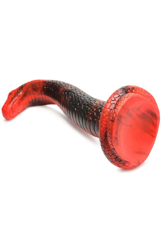 XR Brands Creature Cocks King Cobra Silicone Dildo Red XR Brands Dildos