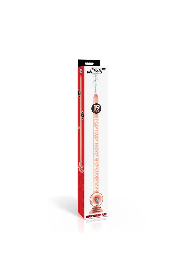 XR Brands Female Sex Toys XR Brands Hosed 19 Slim Silicone Enema Hose