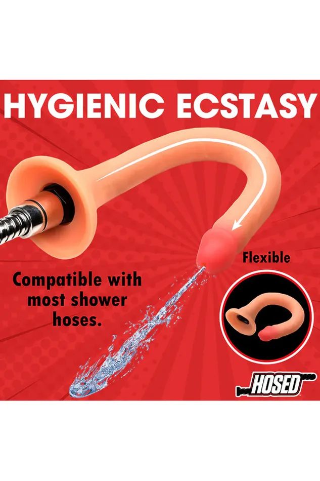 XR Brands Female Sex Toys XR Brands Hosed 19 Slim Silicone Enema Hose
