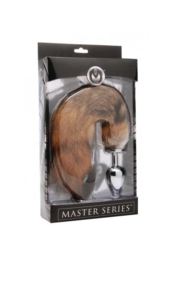 XR Brands Master Series Untamed XL Fox Tail Anal Plug XR Brands Male Sex Toys